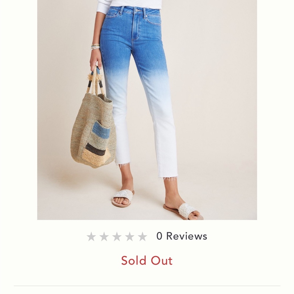 Paige Hoxton Slim Jeans Size 29